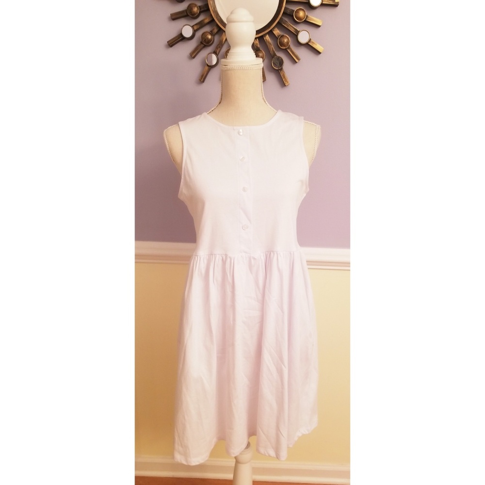 Tank dress w/buttons nwot. Maturity shirt. Tennis